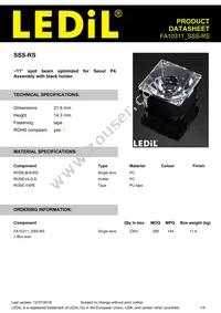 FA10311_SSS-RS Datasheet Cover