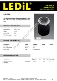 FA10615_LM1-REC Datasheet Cover