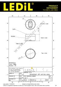 FA10615_LM1-REC Datasheet Page 2