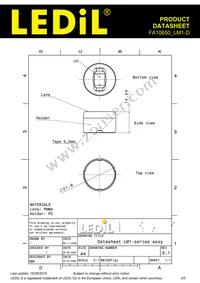 FA10650_LM1-D Datasheet Page 2