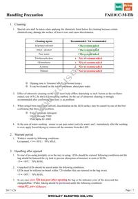 FA1101C-M-TR Datasheet Page 7