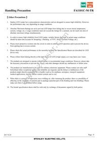 FA1101C-M-TR Datasheet Page 8