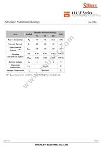 FA1113F-TR Datasheet Page 3