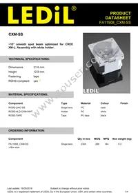 FA11908_CXM-SS Datasheet Cover