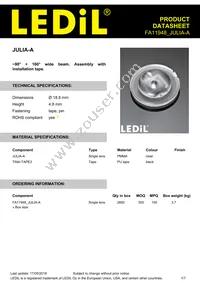 FA11948_JULIA-A Datasheet Cover