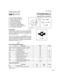 FA38SA50LC Datasheet Cover