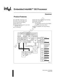 FA80486SXSF33 Datasheet Cover