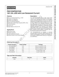 FAN1539MPX Datasheet Cover