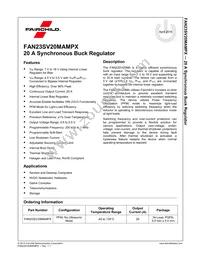 FAN23SV20MAMPX Datasheet Page 2