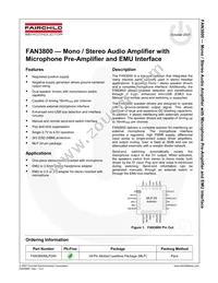 FAN3800MLP24 Datasheet Cover