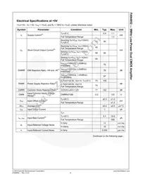 FAN4852IMU8X Datasheet Page 7