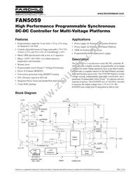 FAN5059M Datasheet Cover