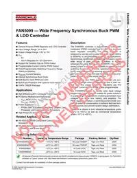 FAN5099MX Datasheet Cover