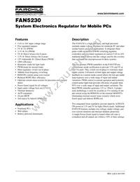 FAN5230QSC Datasheet Cover