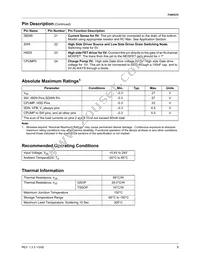 FAN5235QSC Datasheet Page 3