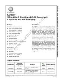 FAN5350UCX Datasheet Cover