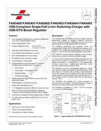 FAN5404UCX Datasheet Page 2