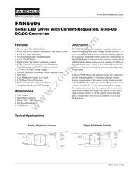 FAN5606DMPX Datasheet Cover