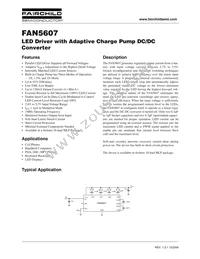 FAN5607HMPX Datasheet Cover