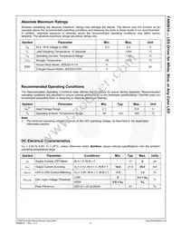 FAN5610MPX Datasheet Page 3