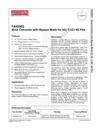 FAN5903BUCX Datasheet Page 2