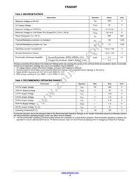 FAN604PMX Datasheet Page 4