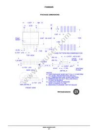 FAN604SMX Datasheet Page 21