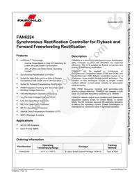 FAN6224M Datasheet Page 2