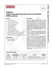 FAN6300SZ Datasheet Cover