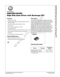 FAN7085MX-GF085 Datasheet Cover