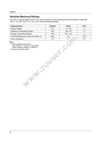 FAN7315GX Datasheet Page 4