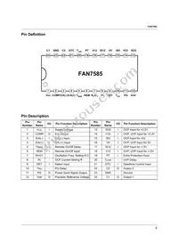 FAN7585SN Datasheet Page 3