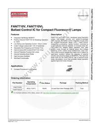 FAN7710VLN Datasheet Cover