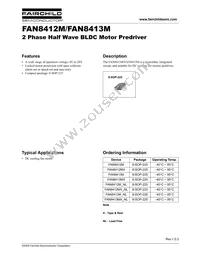 FAN8412MX Datasheet Cover