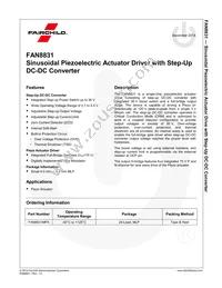 FAN8831MPX Datasheet Page 2