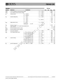 FBO40-12N Datasheet Page 2