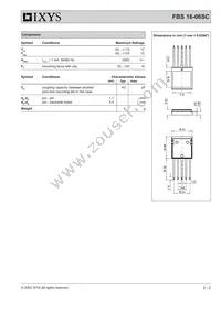 FBS16-06SC Datasheet Page 2