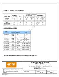 FC-335-SY9 Datasheet Page 3