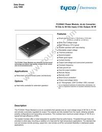 FC250A1 Datasheet Cover