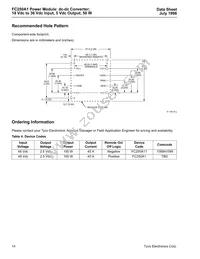 FC250A1 Datasheet Page 14