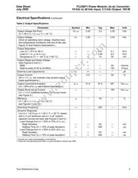 FC250F1 Datasheet Page 3