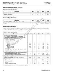 FC250F1 Datasheet Page 4