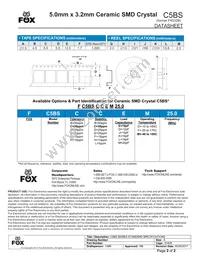 FC5BSBBMD24.576-T1 Datasheet Page 2