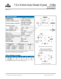 FC7BACBMI25.0-T1 Datasheet Cover