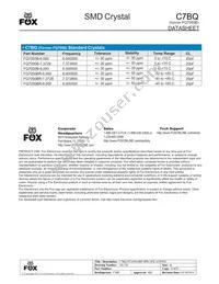 FC7BQCCMC11.592-T1 Datasheet Page 3