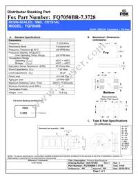 FC7BQCCMM7.3728-T1 Datasheet Cover