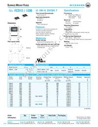 FCD121500TP Datasheet Cover