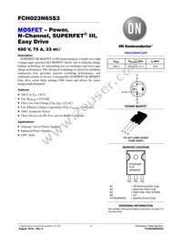FCH023N65S3-F155 Datasheet Cover