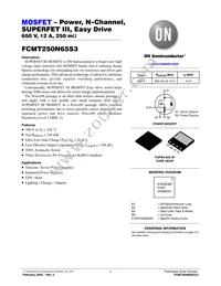 FCMT250N65S3 Datasheet Cover