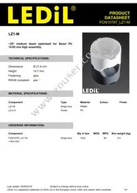 FCN10787_LZ1-M Datasheet Cover